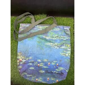 Vintage Claude Monet Water Lily Pads Painting Art Tote Bag